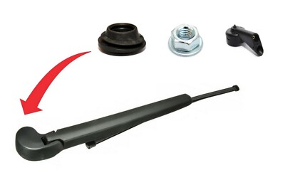 Audi Q5 Scheibenwischer Bosch Audi A6 C6 4F Avant Kombi HINTEN HECK WISCHERARM WISCHER Spritzdüse Mutter SET E Heckwischerarm Audi A6