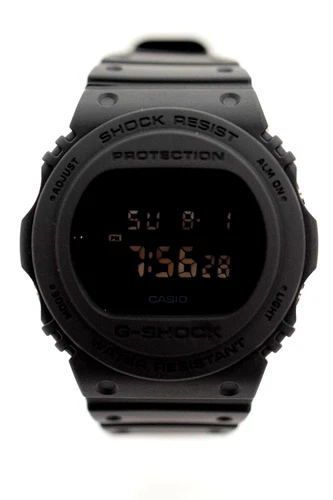 CASIO G-SHOCK DW5750E-1B DigItal Round Black Case Black Resin Band Brand New