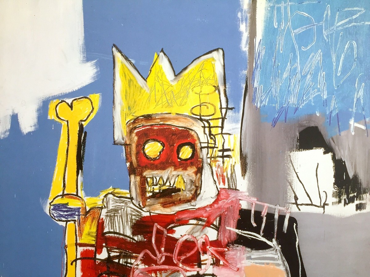 Paris Ete 1982 PF（ラッツィア）アートポスター Jean-Michel Basquiat（ジャン ミシェル バスキア） Boy and Dog