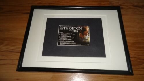 BETH ORTON 2006 tour-Framed original advert - Imagen 1 de 1