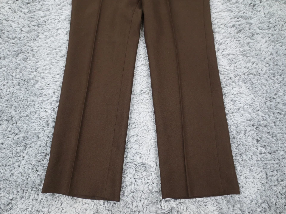 Pantalones De Colección Botánica 500 Para Hombre 35x30 Marrón Fácil Cuidado Poliéster Garra Cremallera Recta Foto 2 de 4