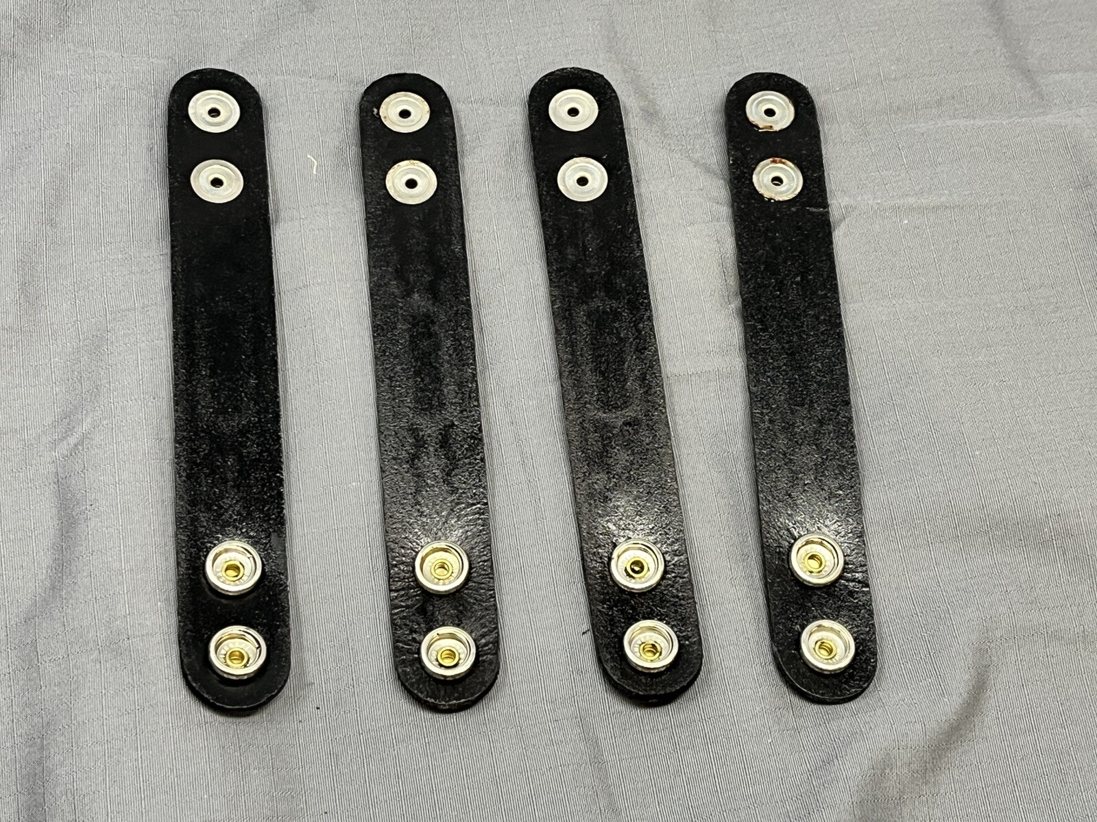 Bianchi Leather Basketweave Belt Keepers With Brass Snaps (4 Pack) eBay