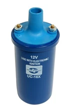 BLUE STREAK HIGH PERFORMANCE BLUE IGNITION COIL 12V CHEVY FORD MOPAR BOP UC476