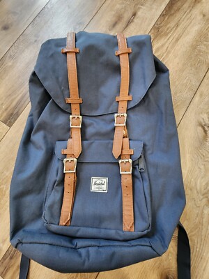 Herschel Supply Co. Backpack RETREAT Bag Navy Blue Red Striped Interior H | eBay Herschel Supply Co. Backpack RETREAT Bag Navy Blue Red Striped Interior H | eBay