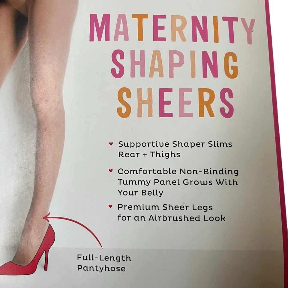 Pantimedias Spanx Assets Maternidad Modeladoras Transparentes Largo Completo Talla 1 Desnudo Nuevas en Paquete Foto 3 de 4