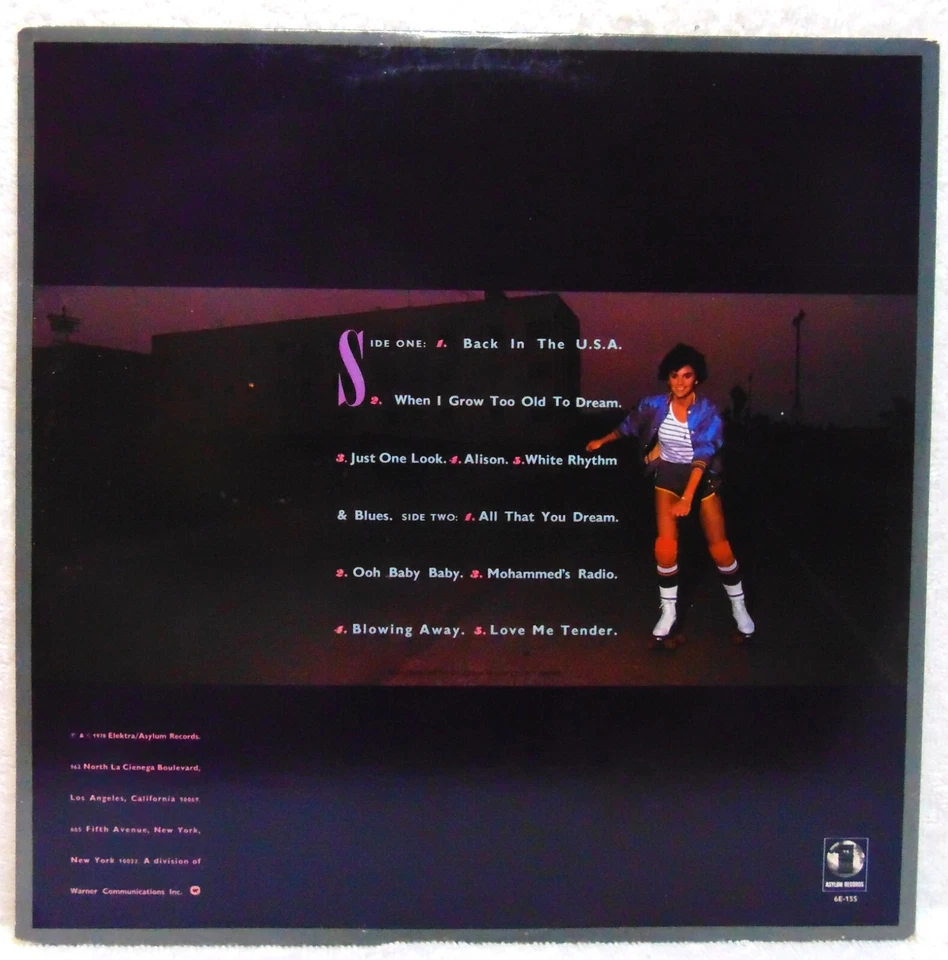 Linda Ronstadt–Living In The USA 1978 Asylum Records Rock Vinyl LP EX/EX - Image 2 of 4