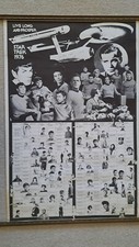 Star Trek 1976 Calendar Poster with collage o...