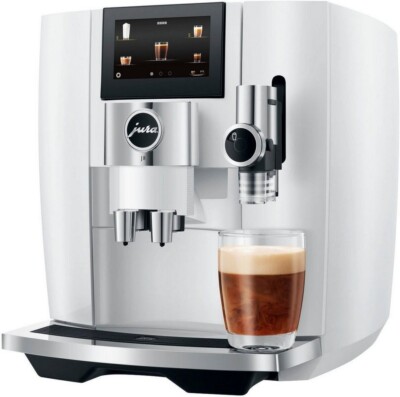 JURA J8 fully automatic coffee machine Piano White, free shipping