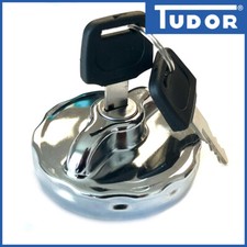 Tudor Locking Fuel Petrol Cap Stainless Steel Fits MG, Ford, Mini, Jaguar