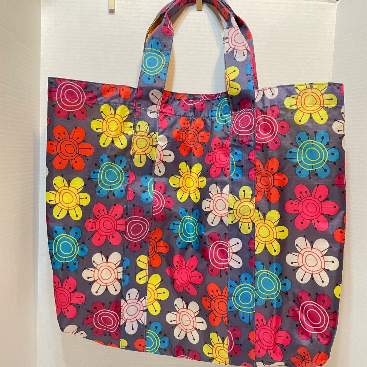 バッグ everyone nylon tote bag ABCD FLEURS バッグ everyone nylon tote bag ABCD FLEURS Hand Painted Pink