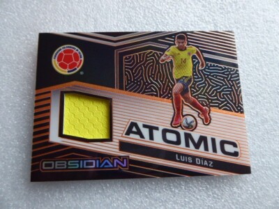2021-22 PANINI OBSIDIAN LUIS DIAZ - COLUMBIA - ORANGE ATOMTRIKOT 36/50