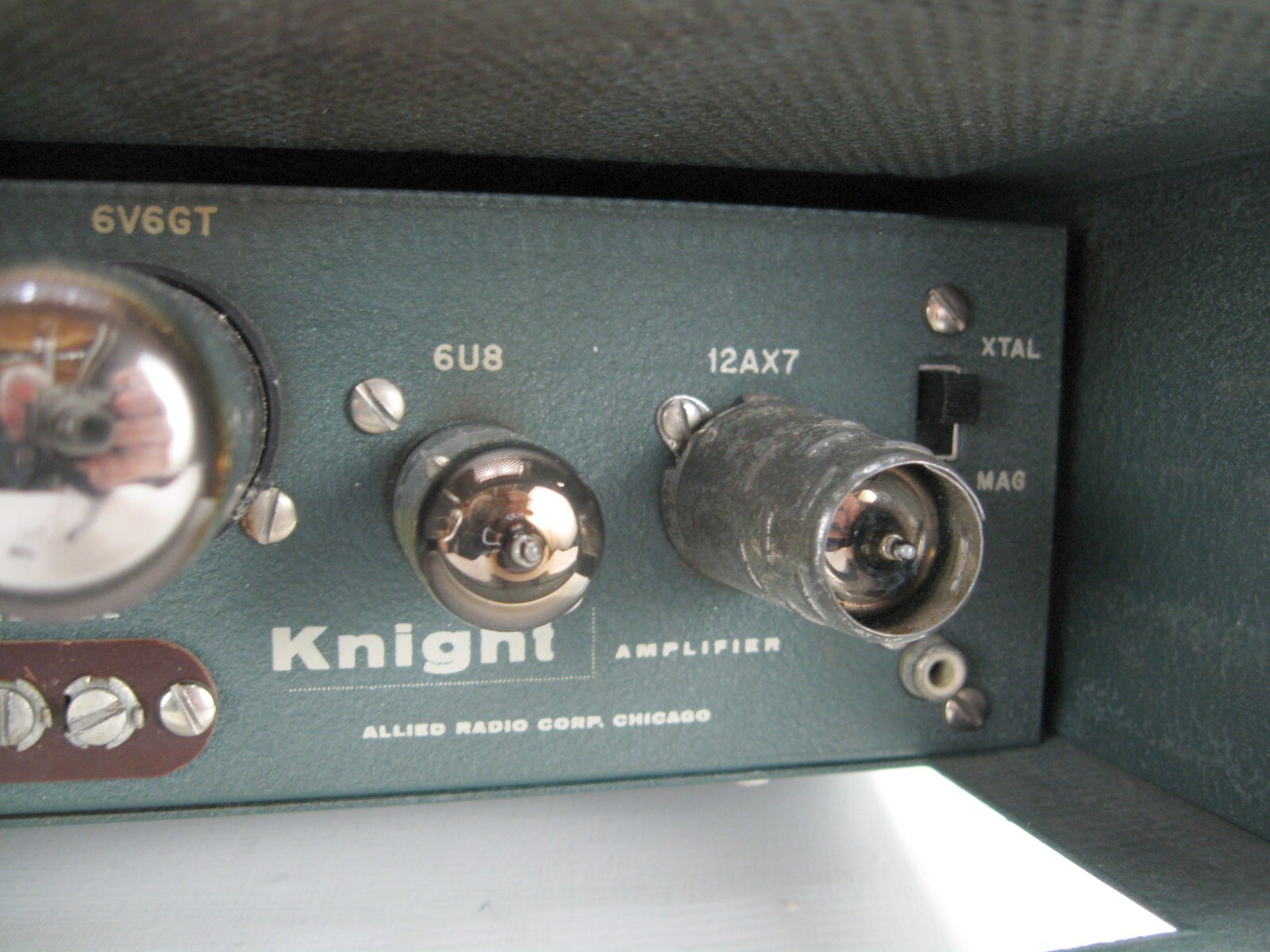 KNIGHT 6V6GT VINTAGE AUDIO TUBE AMPLIFIER MONO TESTED WORKING * NICE