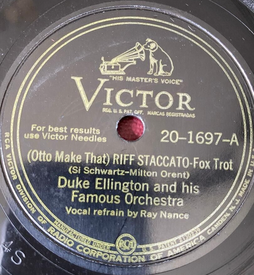 Duke Ellington And His Famous Orchestra - Riff Staccato 78rpm 10