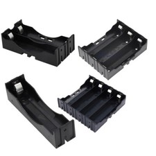 For 1/2/3/4 Li-ion 18650 3.7V Rechargeable Battery Case ABS Storage Box Holder
