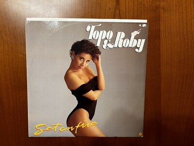 TOPO & ROBY -  SET ON FIRE 12' MAXI SINGLE ITALO DISCO TIME RECORDS
