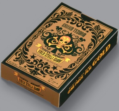 A*︎様 ONE PIECE GOLDEN PLAYING CARDS One Piece Playing Cards - New 55pcs One Piece Japanese Anime Gold