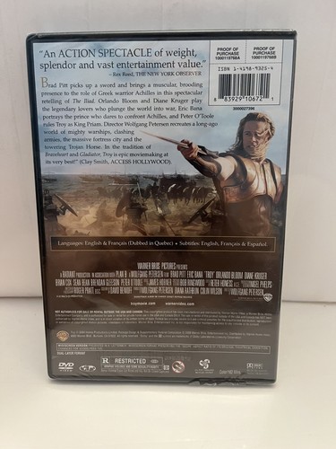 Troy DVD New & Sealed 2 Disc Brad Pitt Orlando Bloom - Picture 2 of 5