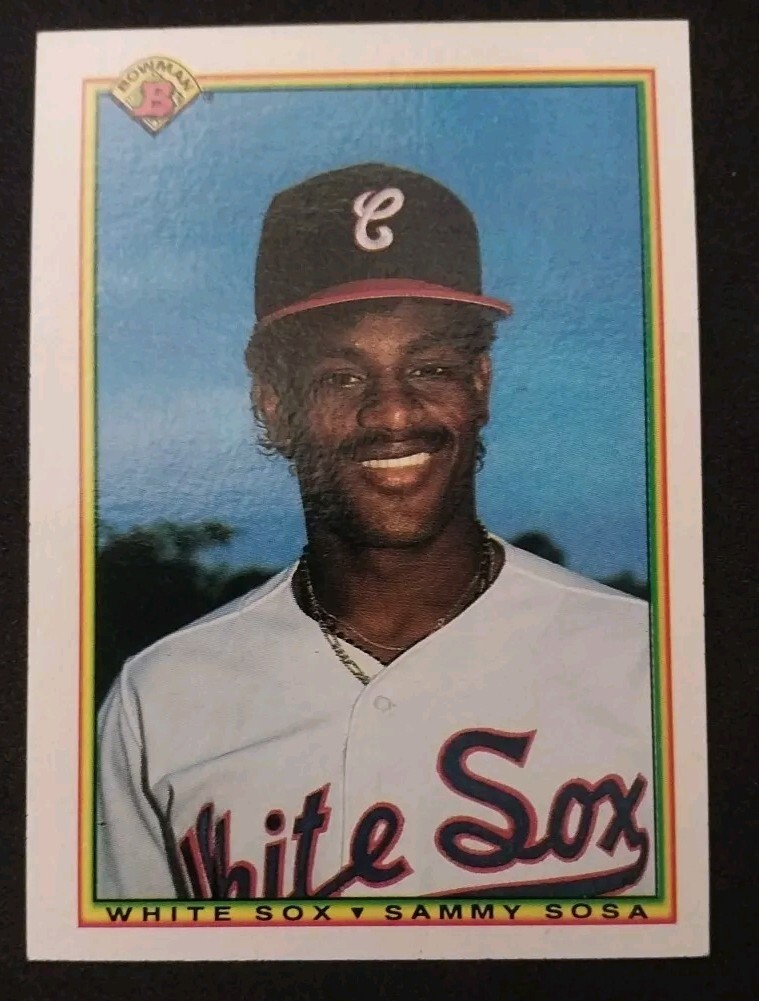 1990 Bowman Sammy Sosa Rookie Chicago White Sox #312