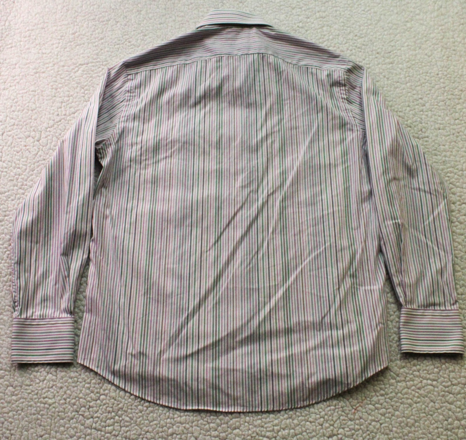 Thomas Dean Performance Striped Button Down Shirt… - image 4