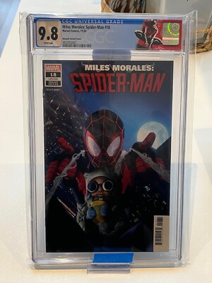 Miles Morales : Spiderman #18 2020 CGC 9.8 Rahzzah Variant - Baby Morales 