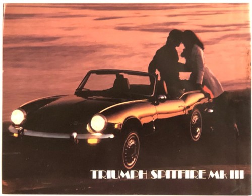 Mint Origina!   1969 Triumph Spitfire MK lll Sales Brochure... FREE US Shipping!