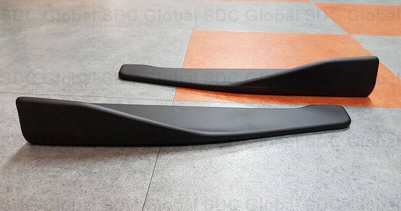 Image 81 - M&amp;amp;S Rear Wing Type Lip Spats [Matte Black] for Kia Stinger 2018~2021 *USA Stock*