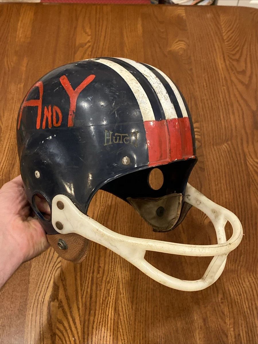 Casque De Football Américain Vintage Kent - Rouge Et Blanc - Taille 7 1/4