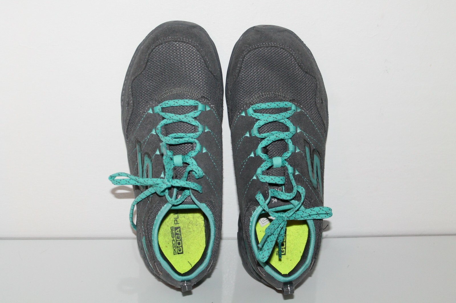 Skechers Goga Plus Running Casual Shoes, #14131, Charcoal, Womens