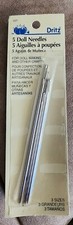 *NEW* DRITZ ASSORTED DOLL NEEDLES. 3 sizes