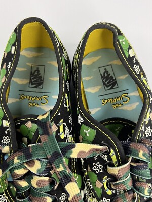 Vans x THE SIMPSONS VANS KIDS SHOES Authentic Glow In The Dark