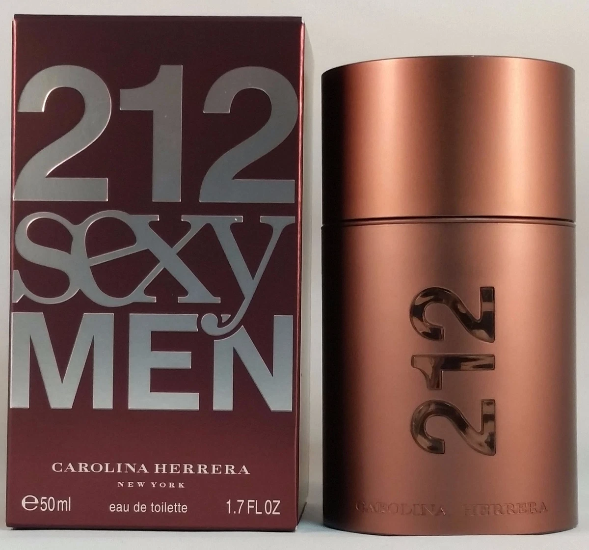 50ML eBay & EAU BRAND 212 CAROLINA DE | HERRERA MEN SPRAY SEXY 8411061865613 TOILETTE NEW SEALED