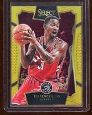 2015 SELECT TERRENCE ROSS PRIZM GOLD REFRACTOR #ED 03/10 MINT  RAPTORS STAR