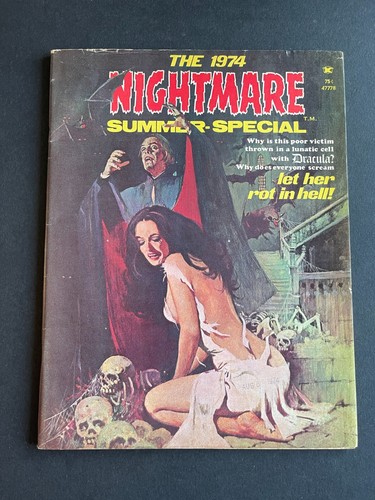 Nightmare #21 - Cover art by Jose Mirelles (Skywald, 1974) Fine/F+