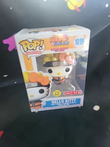 Funko Sanrio Naruto Shippuden Hello Kitty Target Glow GITD Animation 1019