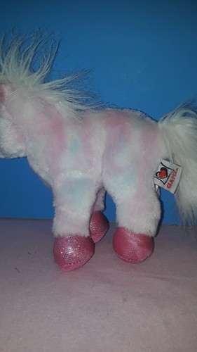 Webkinz Ganz PINK PONY HM117 Plush Stuffed Animal Toy RETIRED No Code - Picture 2 of 3