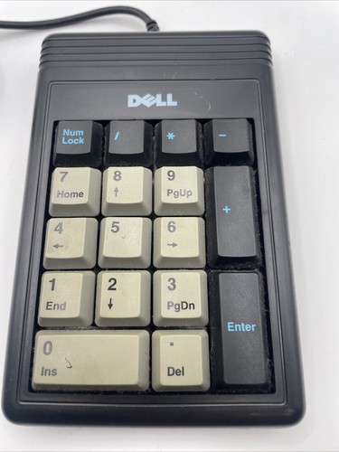 Old Generic Dell Computer 17 Key Numeric Key Pad with PS/2 Model No. 86004 Works - Picture 11 of 11