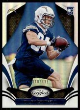 2018 Panini Certified RC Dylan Cantrell 340/499 San Diego Chargers
