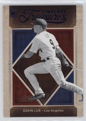2020 Panini Chronicles Timeless Treasures Blue 6/50 Gavin Lux #5 Rookie RC 0zg6