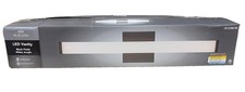 24" LED Vanity Light Bar, 3000K Bright White, Black Finish, White Acrylic