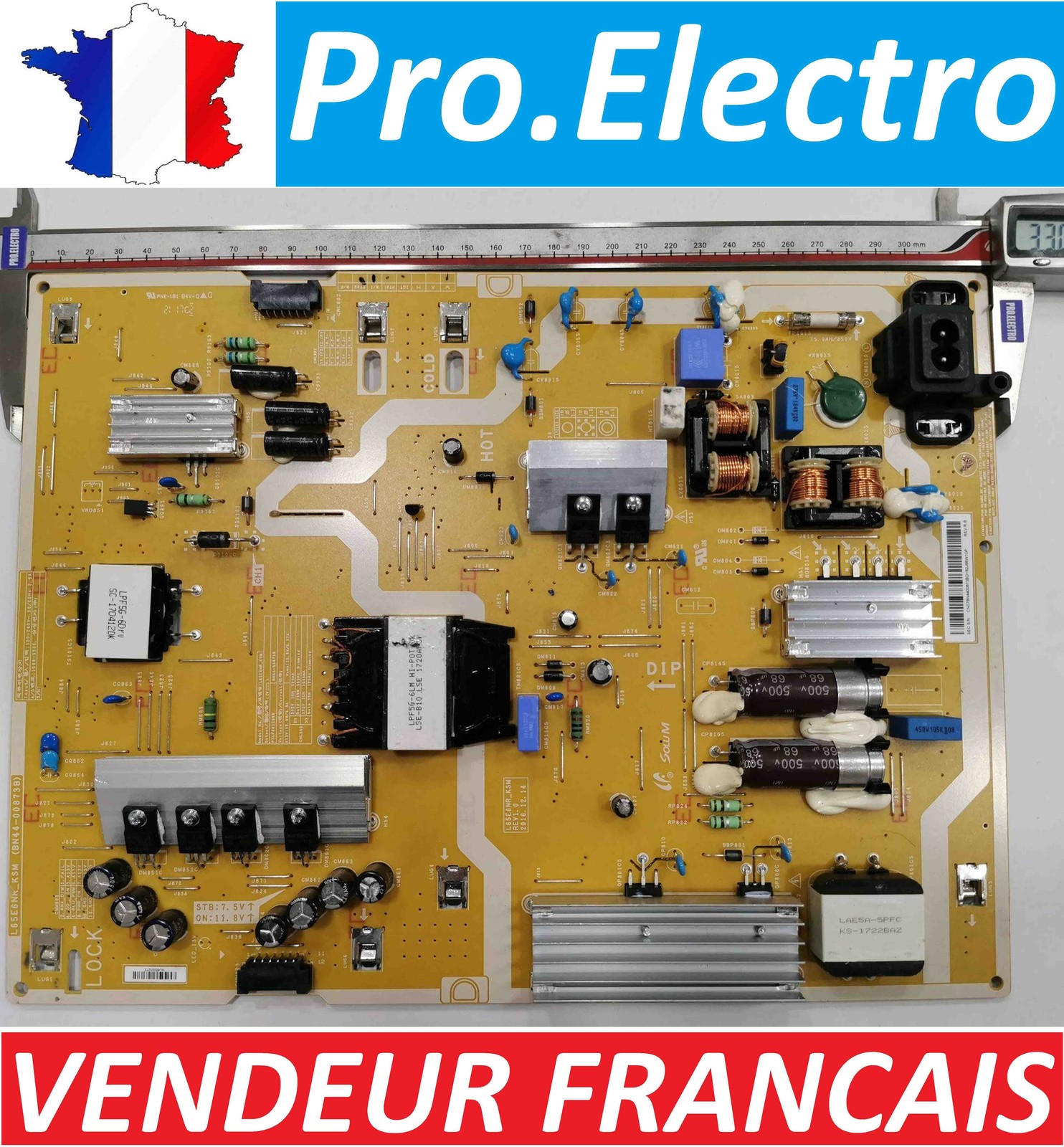 Alimentation TV Samsung en panne ? Réparer avec la carte BN44-00873B L65E6NR