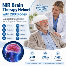 810nm NIR Brain Therapy Helmet 280 Diodes for Alzheimer Depression Insomnia