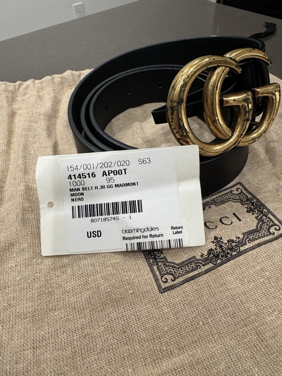 GUCCI GG Marmont Reversible Belt Size EUR 95 US 8-10 Women display picture 3