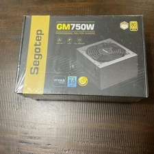 Segotep 750W Power Supply 80 Plus Gold New Sealed In Box