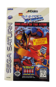 XMen Children of The Atom Sega Saturn Complete In Box CIB