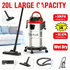 Professional 5000W Vacmaster Wet & Dry Vacuum 20L for Garage, DIY, Workshop UK