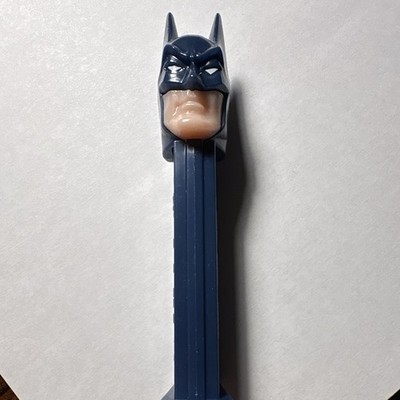 Batman PEZ Candy Dispenser with Blue Stem - Superheroes Theme Collectible