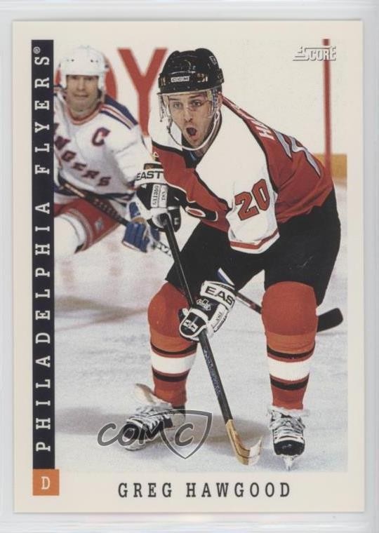 1993-94 Score Canadian Greg Hawgood #396 q7c