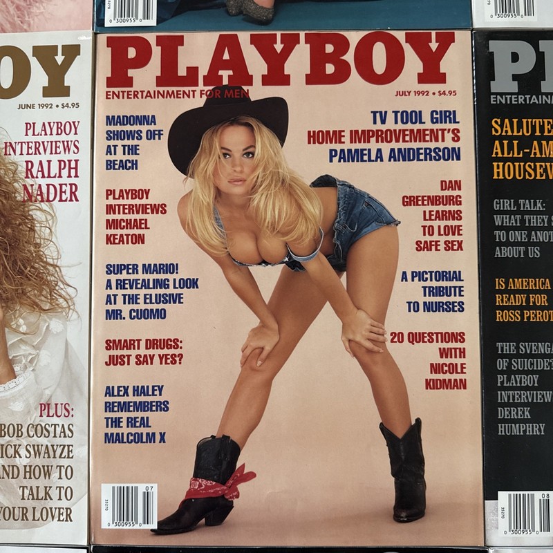 Playboy Magazine 1992 Complete Set 12 Issues Pamela Anderson Home Improvement