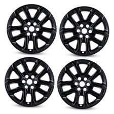 Paquete de 4 cubiertas de rueda compatibles para Chevy Traverse 2018-2023, revestimiento de rueda de 18 pulgadas 