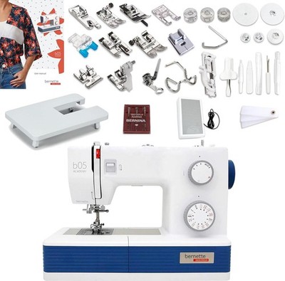 Bernette B05 Academy Heavy Duty Sewing Machine | Extension Table, 30 Stitches...